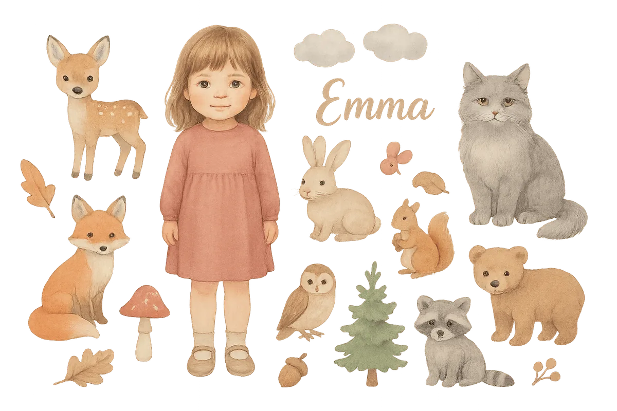 Zauberwald-Set für Lina
